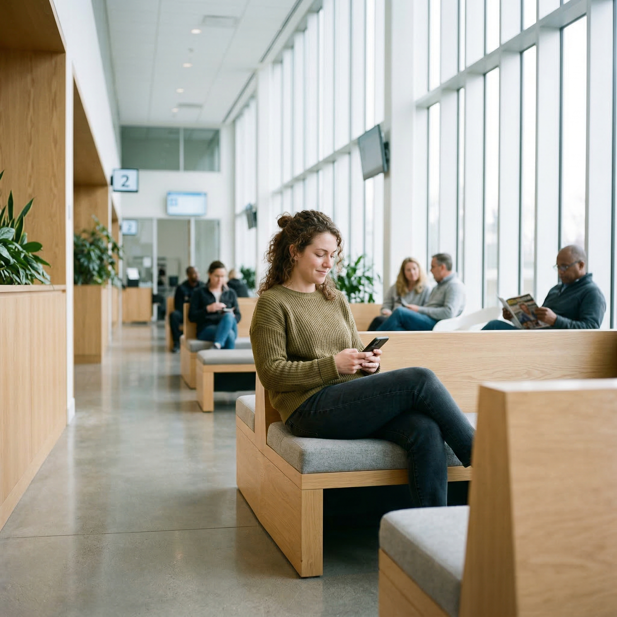 Government service office environment