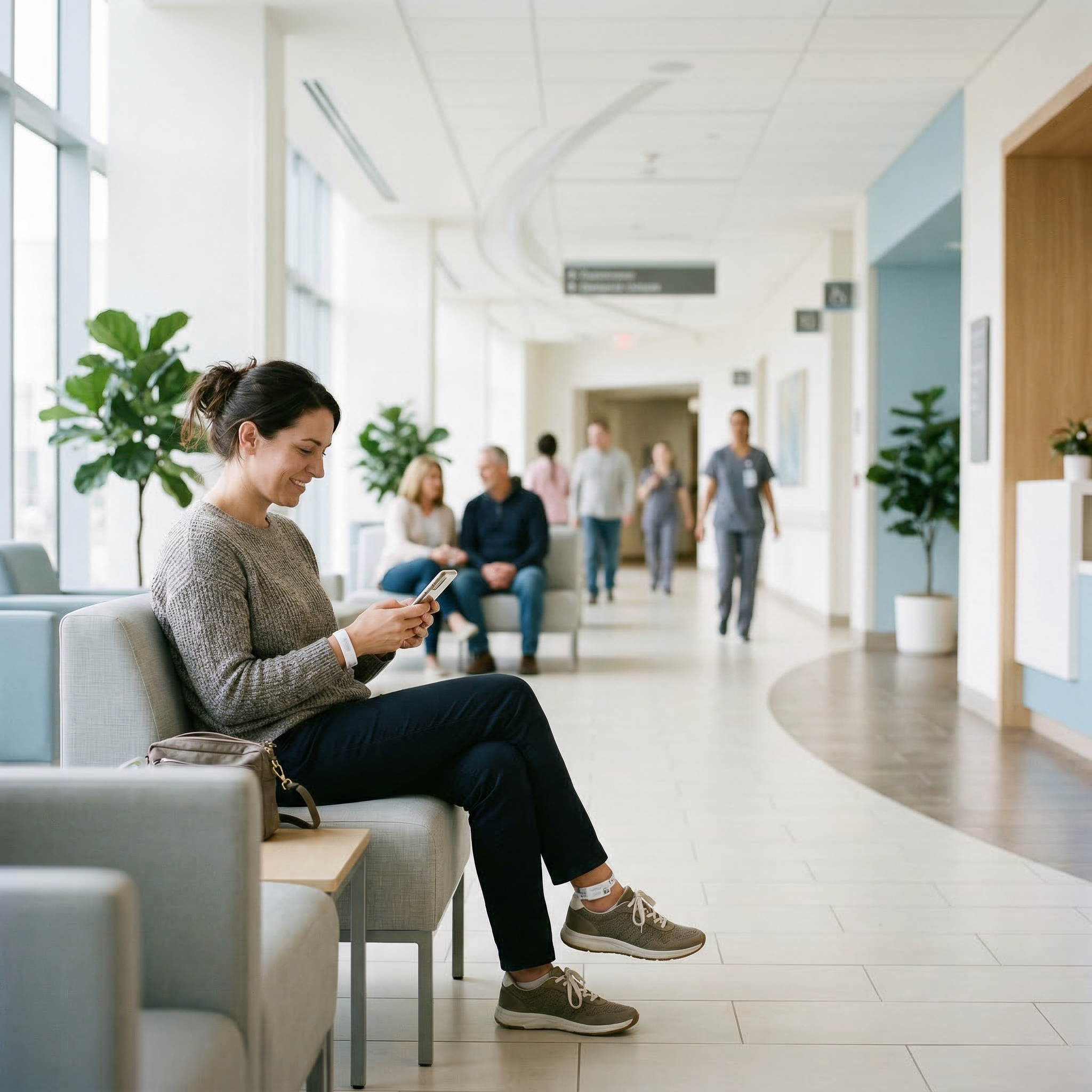 Healthcare clinic waiting area