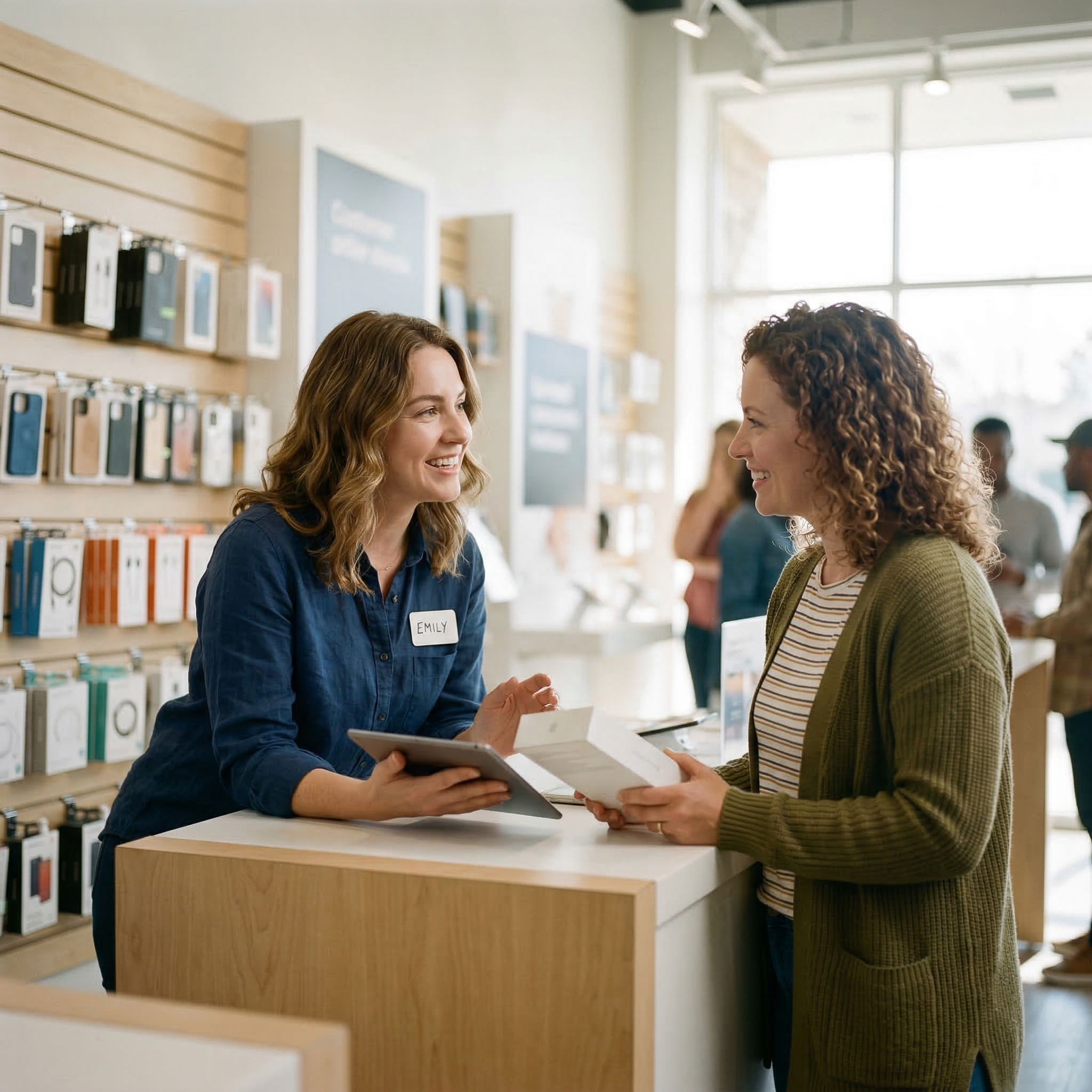 Customer service desk environment